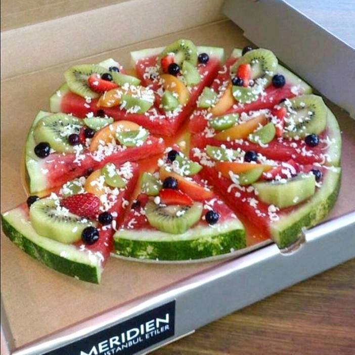 Frucht pizza