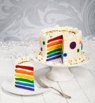 bunte geburtstagtorte regenbogen kuchen