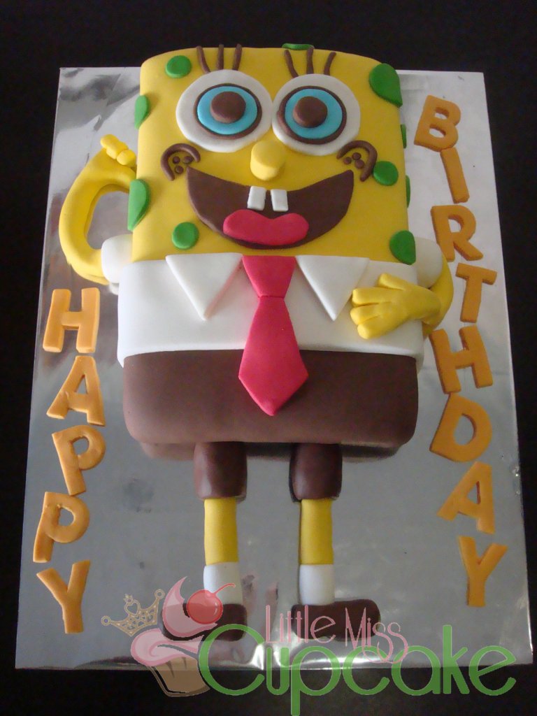 spongebob schwammkopf torte