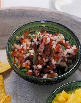 Würzig pikante Sauce Pico de gallo