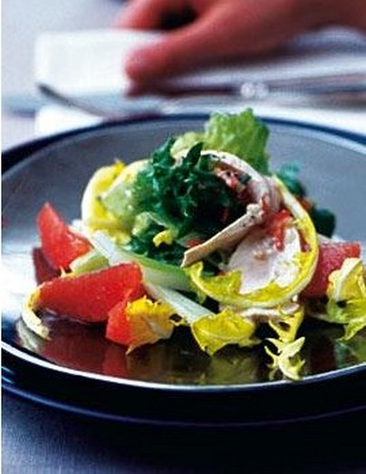 Geflugelsalat mit Kokos Vinaigrette