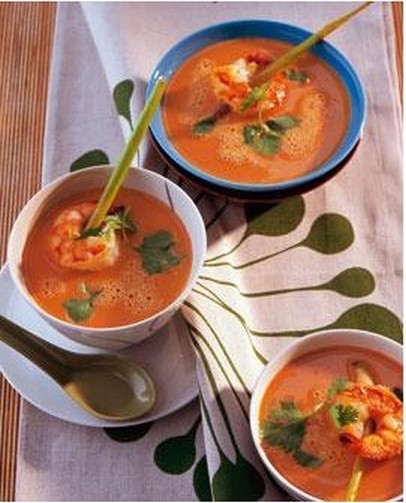 Scampi Kokos Suppe