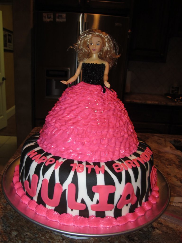 barbie kuchen