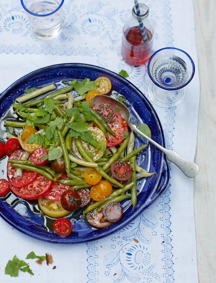 Tomaten-Bohnen-Salat