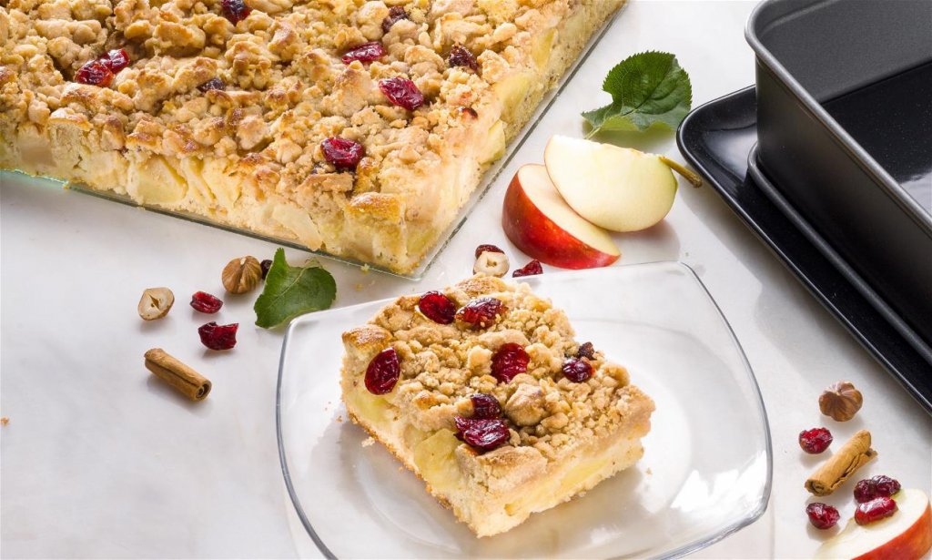 apfel nuss kuchen mit zimtstreusel