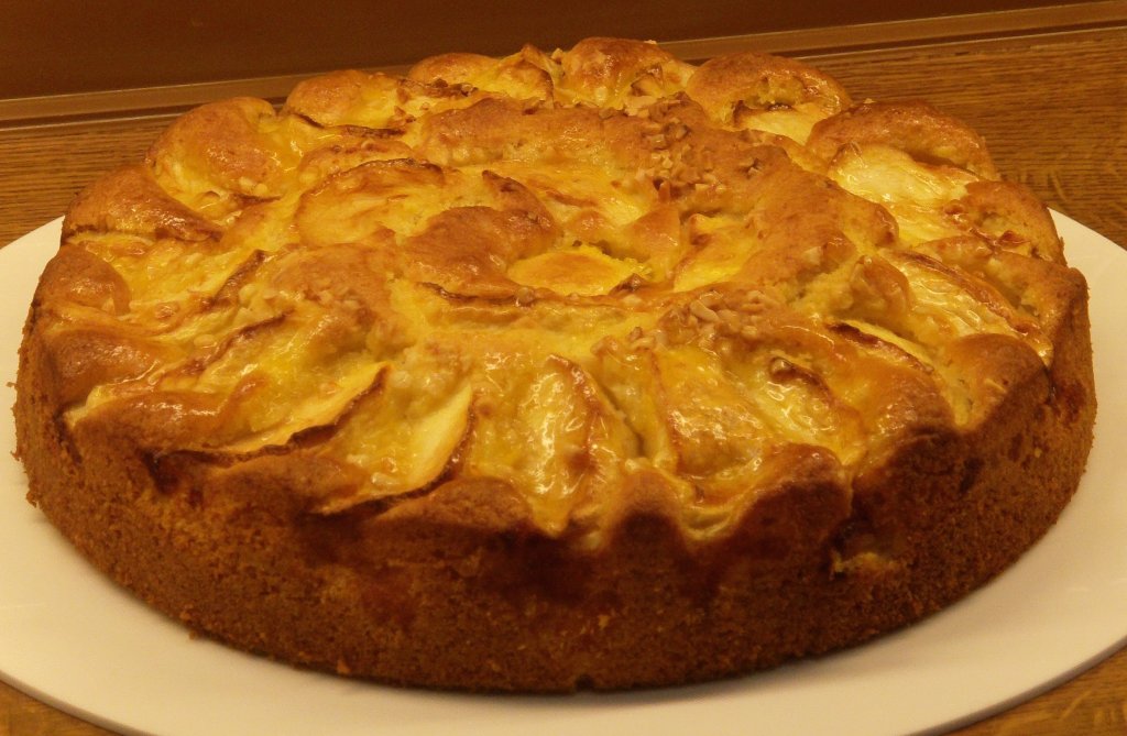 Apfelkuchen mit Rührteig