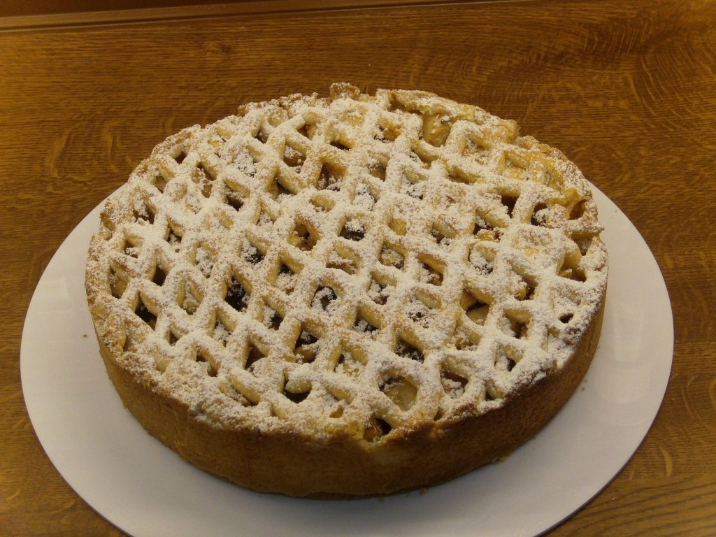 gedeckte apfelkuchen