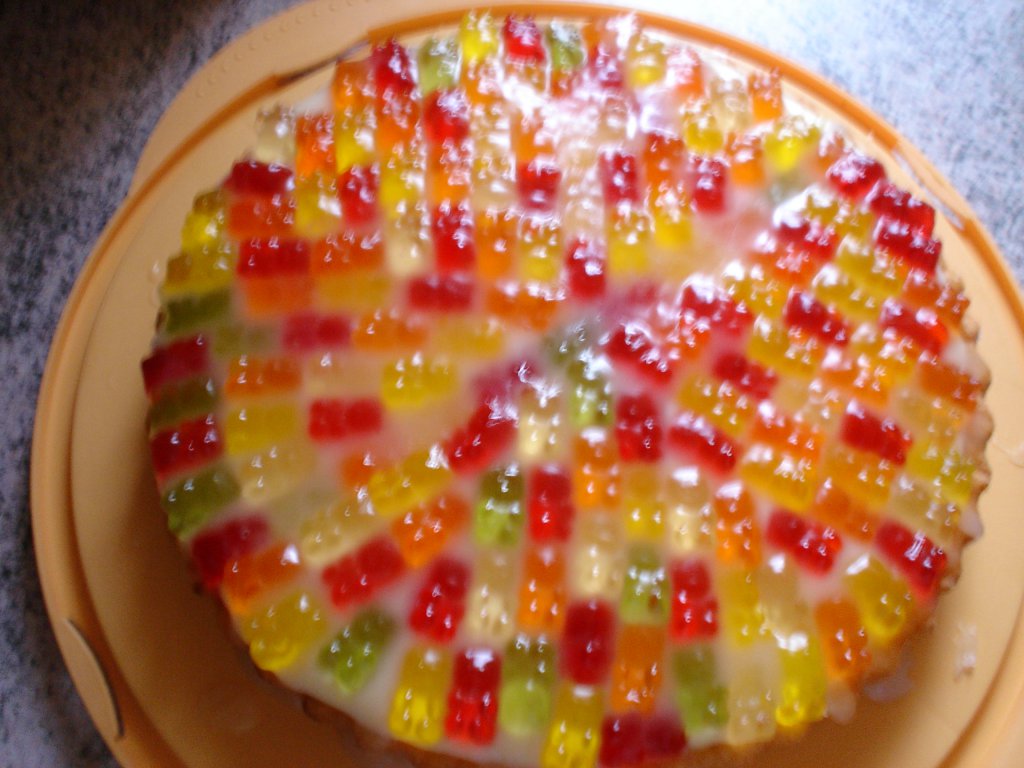 gummibaerchen kuchen