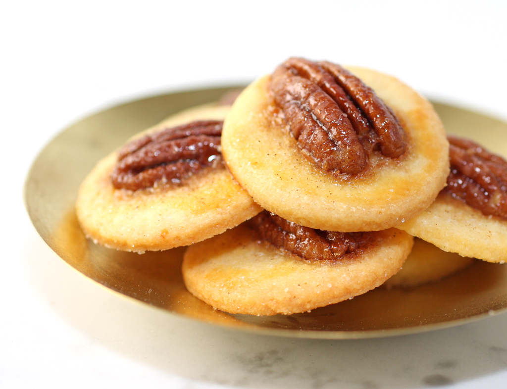 Nuss plätzchen mit zimt und honig