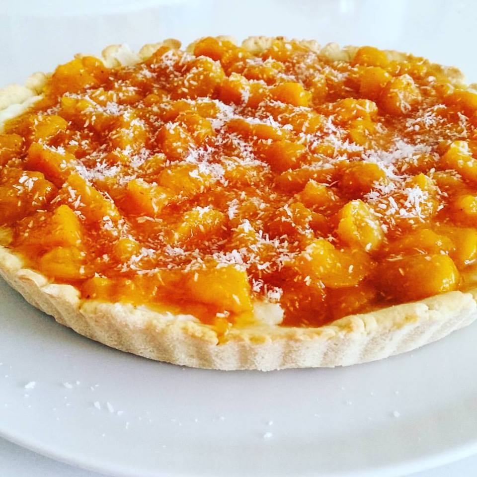 Pfirsich Marmelade kuchen