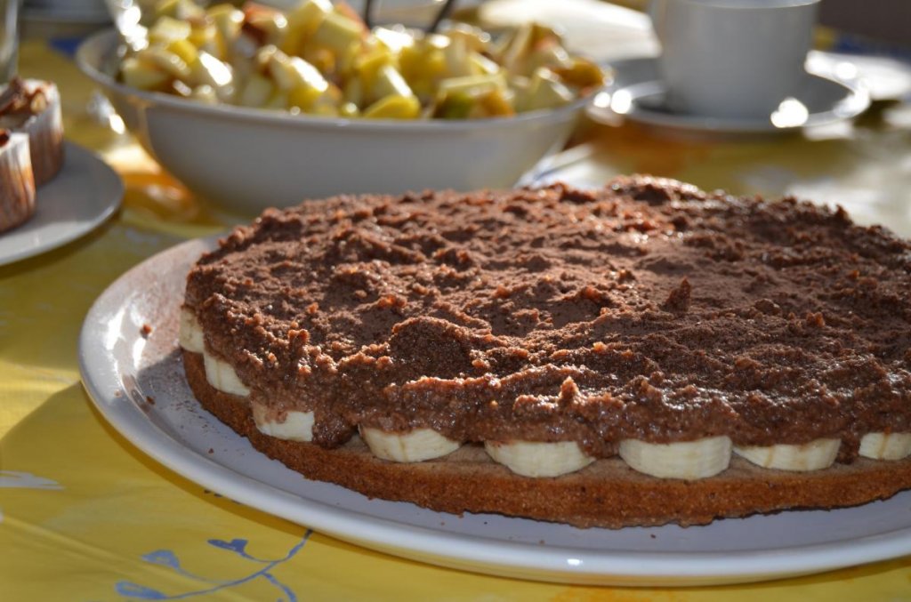 Schoko Bananen Torte