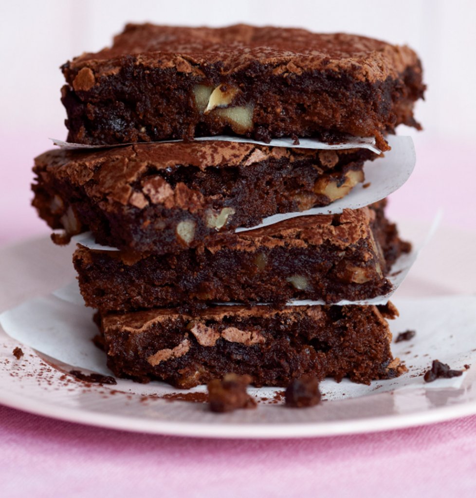 Schoko Orangen Brownies