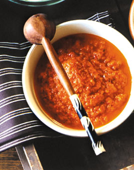 Scharfer Paprika Dip