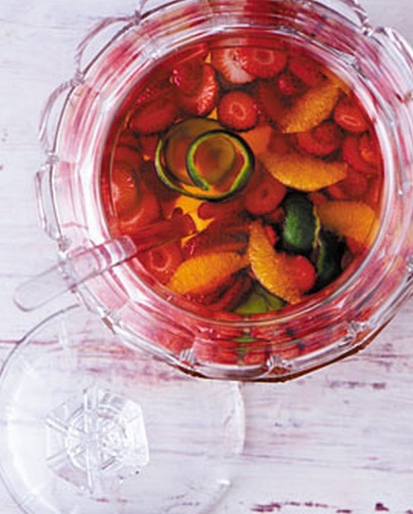 Orangen Erdbeer Bowle picture, Orangen Erdbeer Bowle wallpaper
