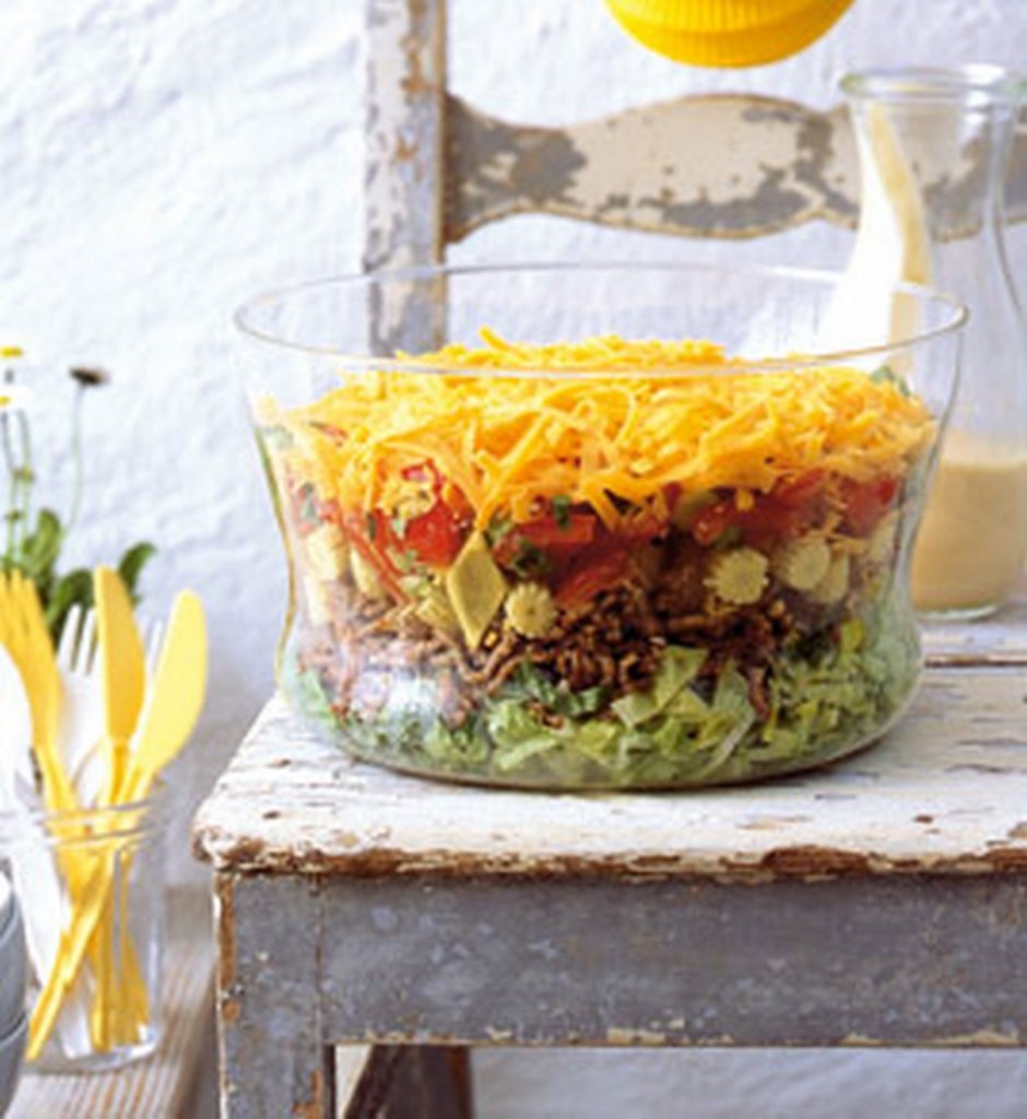 R�mersalat mit Chili und Avocado