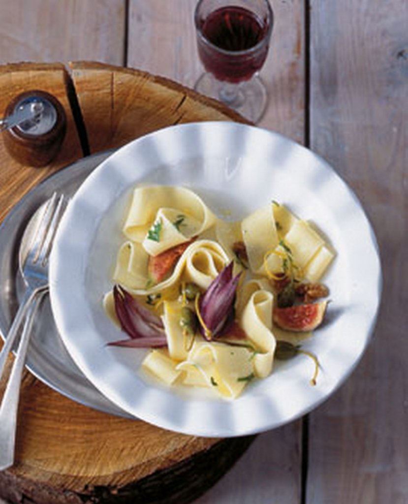 Pasta mit Feigen