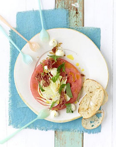 Fenchelsalat mit Wassermelone