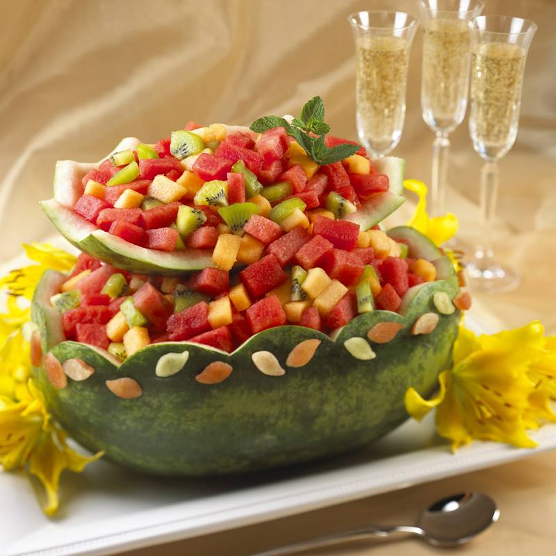 wassermelone salad