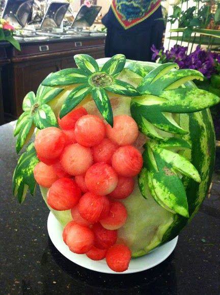 Wassermelone Traubenbschel