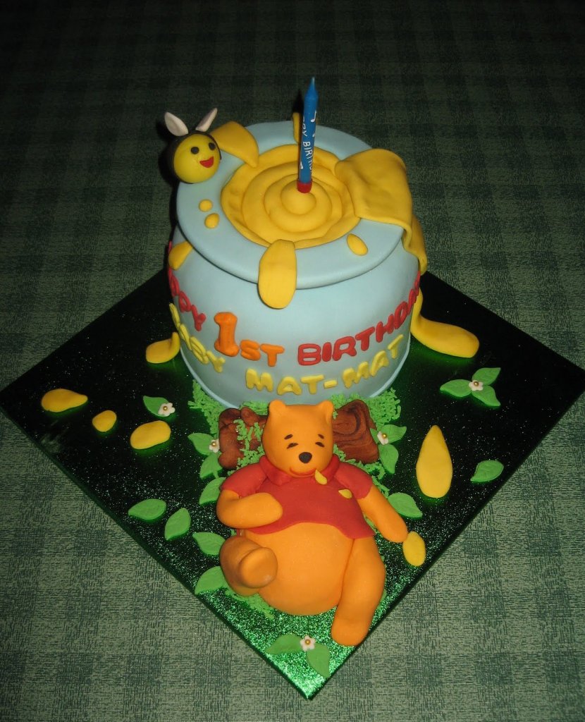 winni pooh geburtstags kuchen