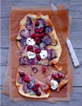 Roter Zwiebel Flammkuchen