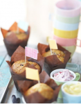 Muffins mit Preiselbeer  und Ahornsirup Butter