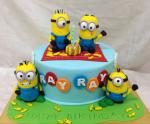 minion geburtstags torte