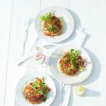 Kartoffelküchlein mit Tomaten-Kräuter-Salsa