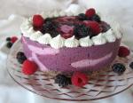 Himbeeren und Brombeeren Kuchen