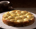 Pudding Apfel Schmand kuchen